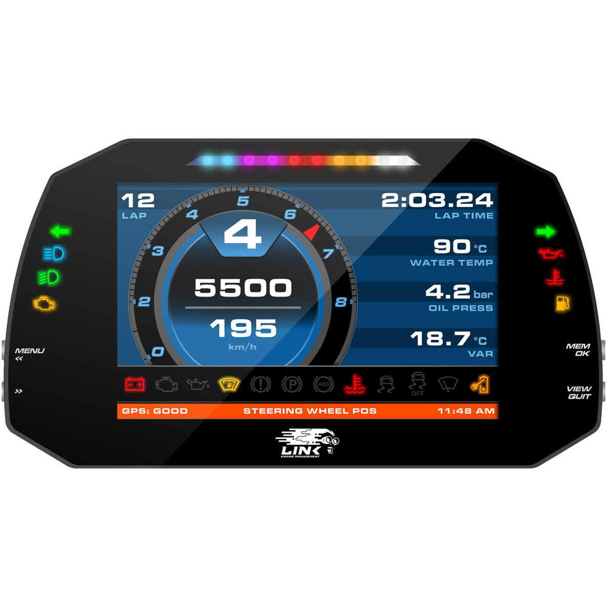 LINK AIM 7" Dash MXG 1.2 Strada Street Edition