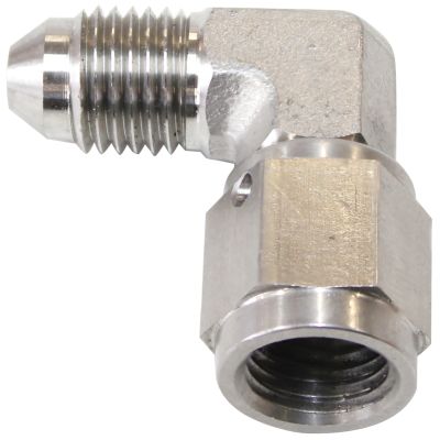 Aeroflow 90° Stainless Steel Male to Female Fitting -4AN