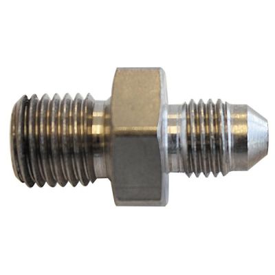 Aeroflow Stainless Steel Dual Seat Adapter -3AN