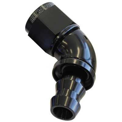 Aeroflow 510 Series Full Flow Tight Radius Push Lock 60° Hose End -12AN