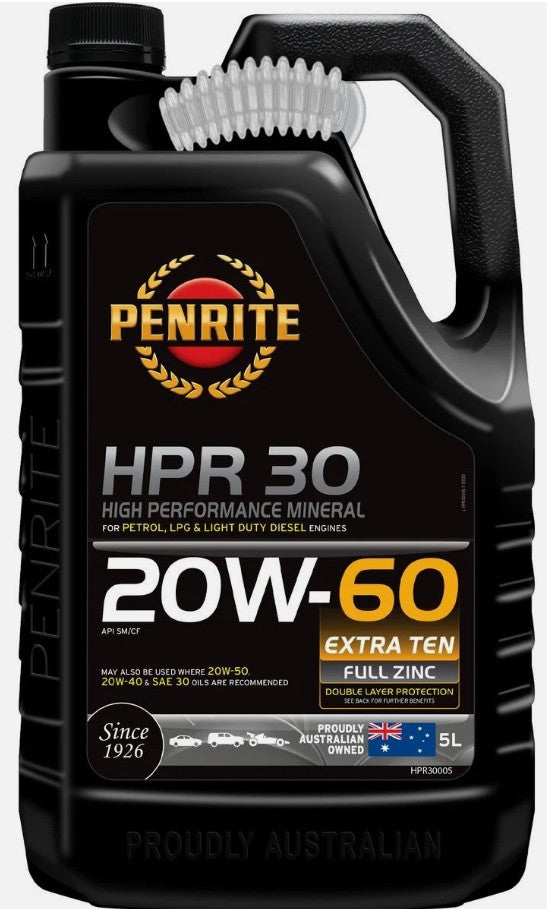 Penrite HPR 30 20W-60 Engine Oil 5L
