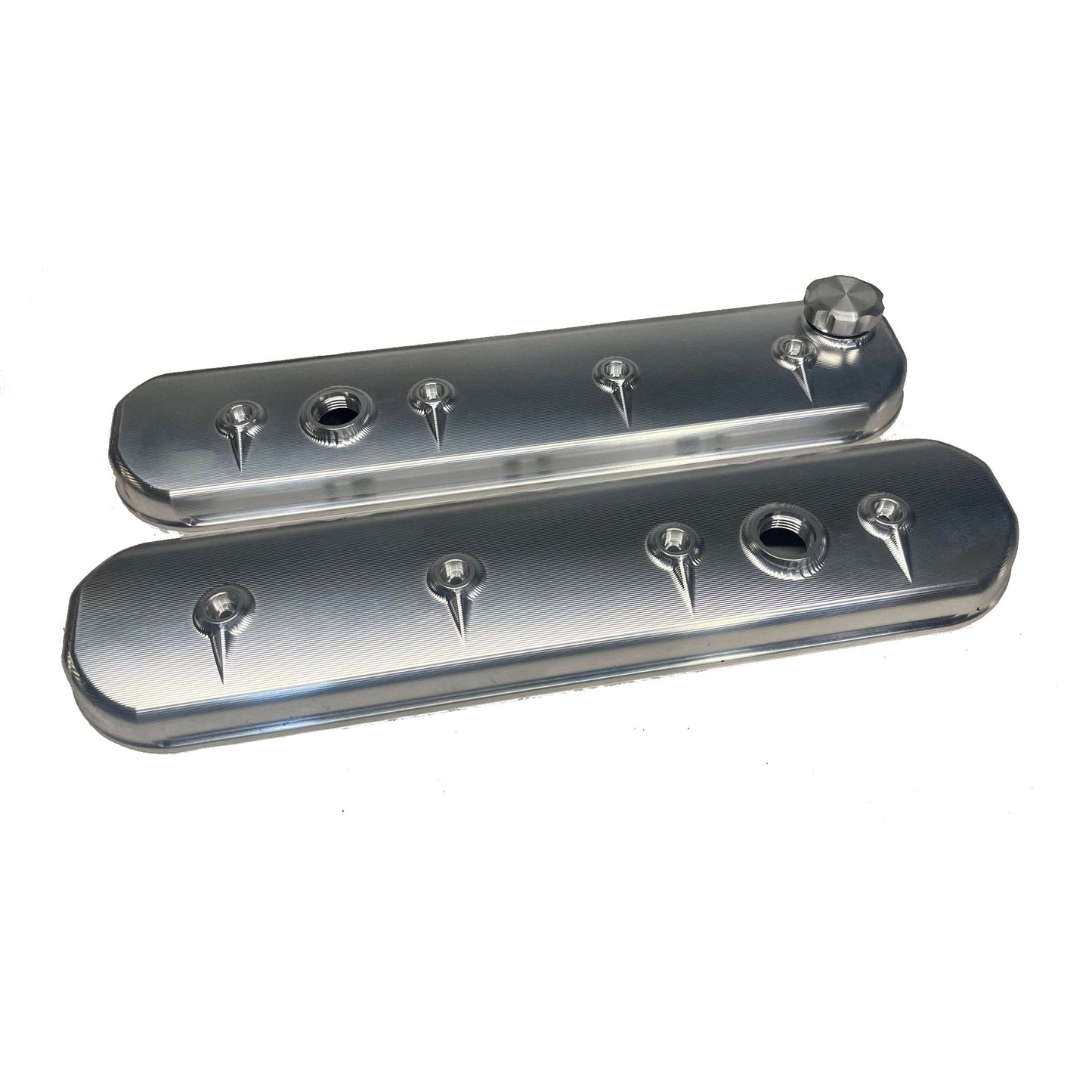 Warspeed LS Slim Billet Valve Covers - Raw