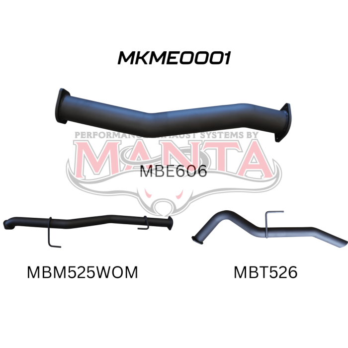 Manta Mercedes-Benz X Class Ute 2.3L 2017-2020 Turbo Diesel- DPF BACK