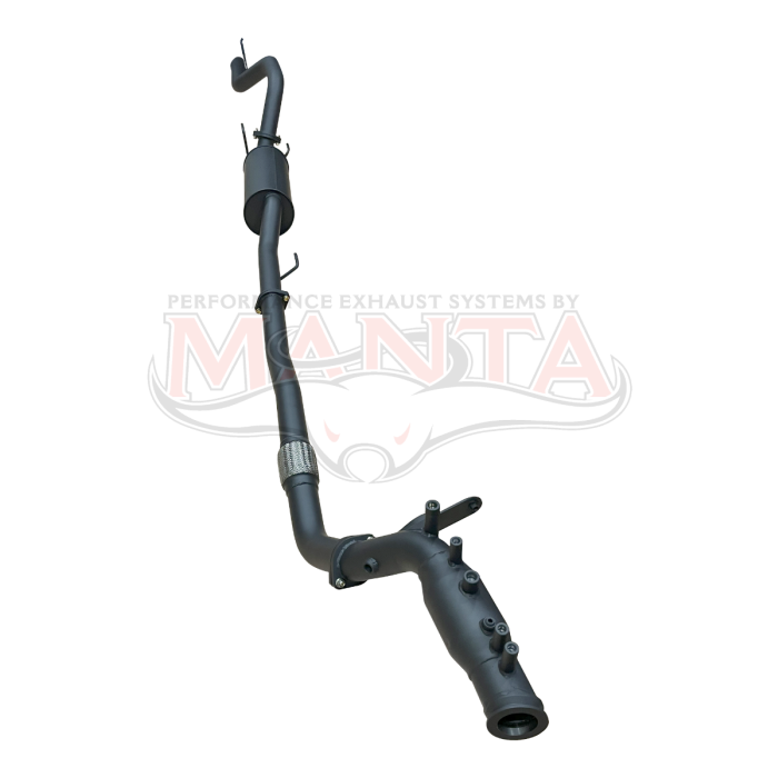 Manta Toyota Fortuner Wagon GUN156R N80 2.8L & 2.4L Turbo Diesel D4D (with DPF) 2015 to Current - TURBO BACK WITH CATS