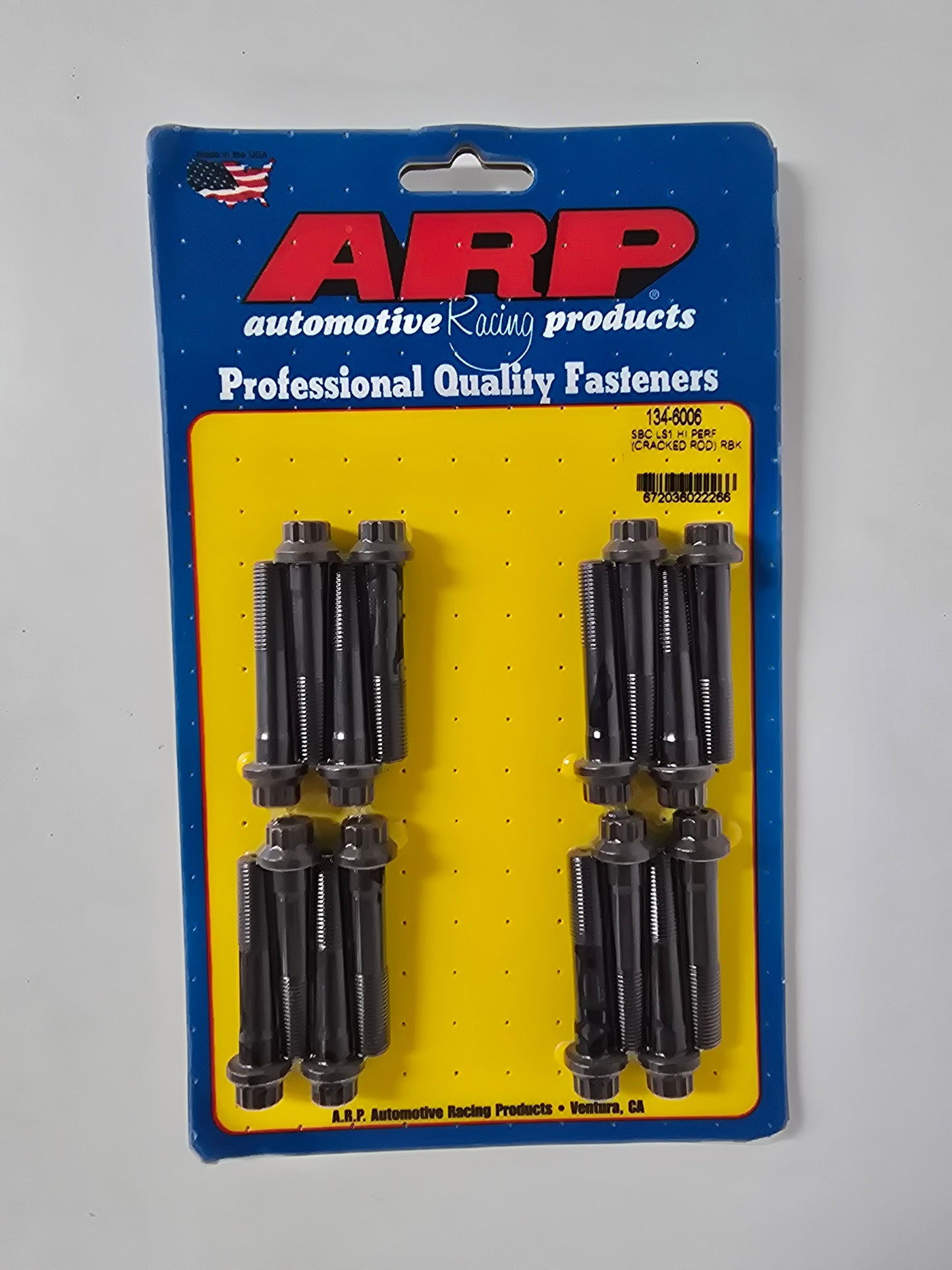 ARP Conrod Bolt set fits SB Chev Gen III/IV LS Series (Except LS7 & LS9) "Cracked Cap Design" - Hi-Perf 8740