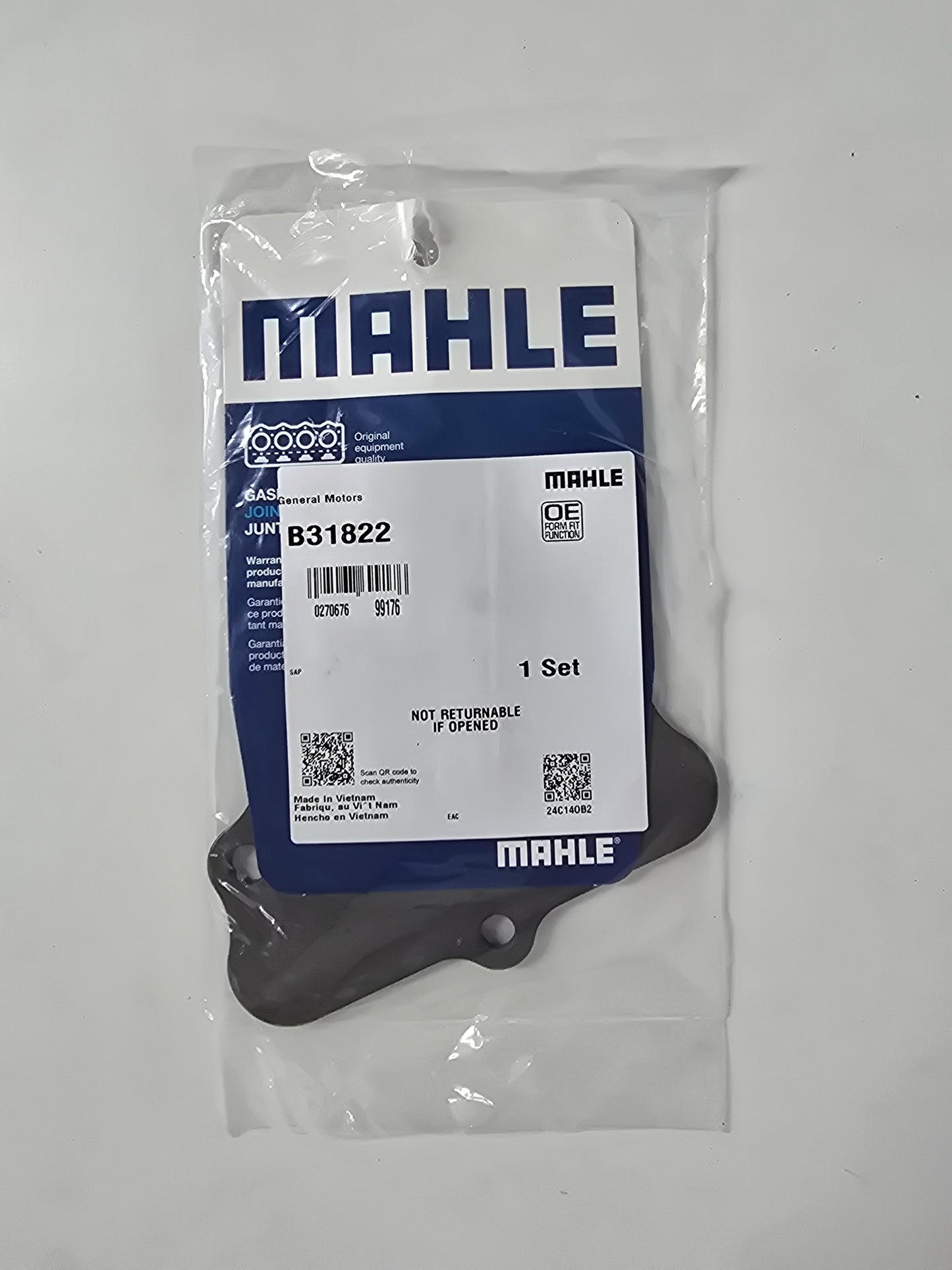 MAHLE Original Engine Camshaft Gasket / Cam Retainer Plate