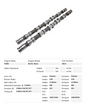 Kelford 218-A Barra BA FG Falcon Camshafts