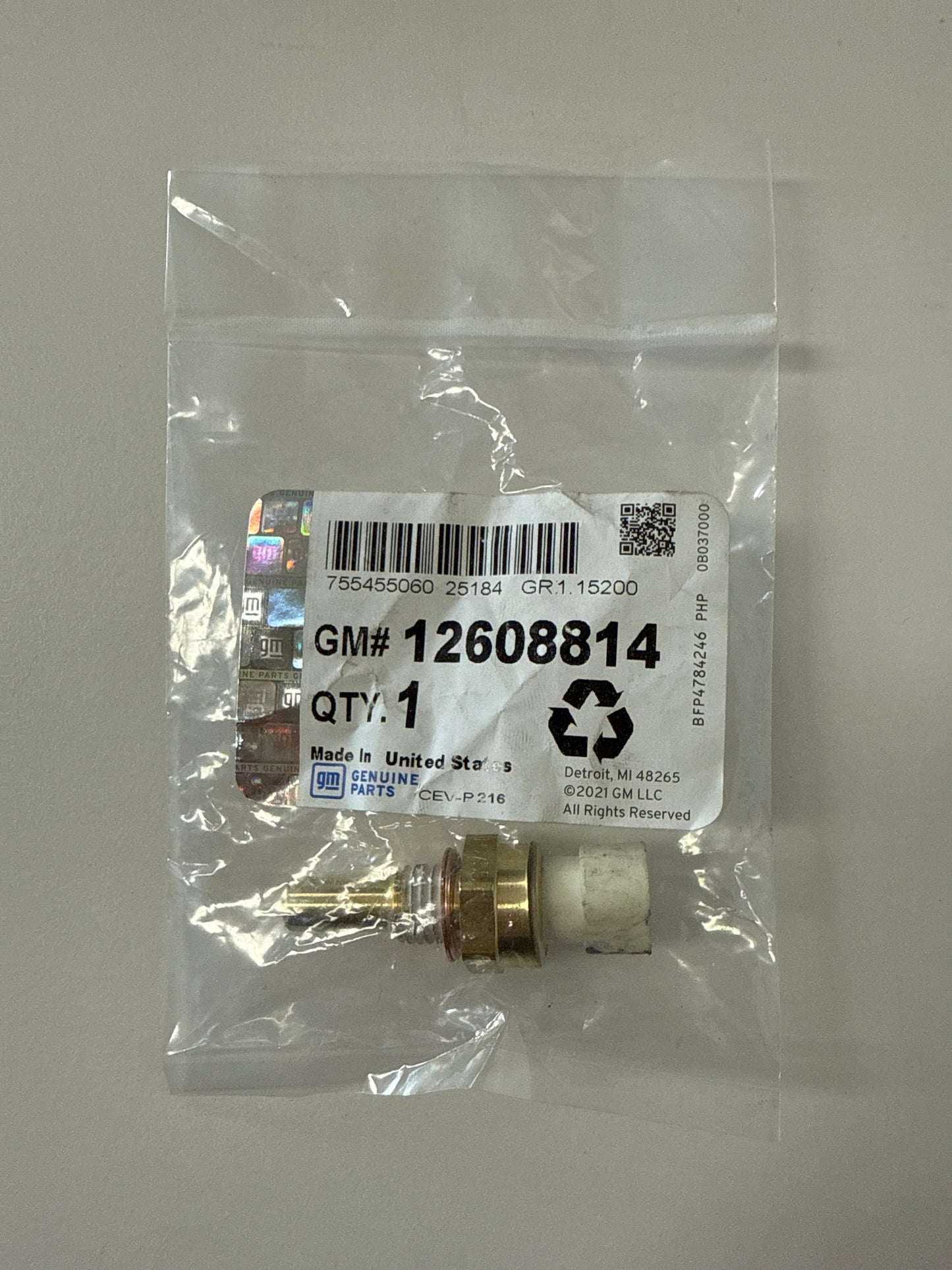 SENSOR, ENGINE COOLANT, TEMP 12608814