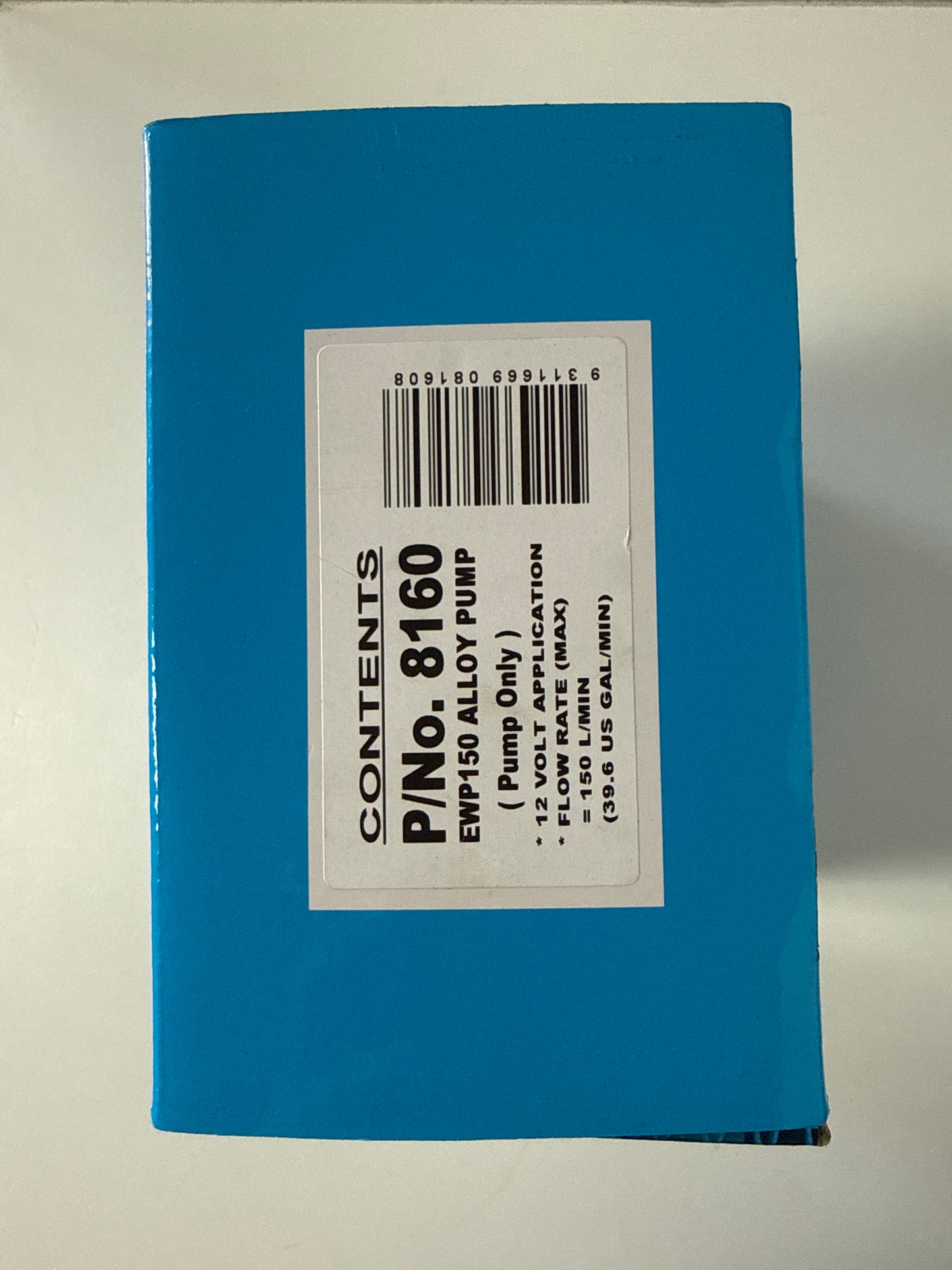 EWP150 Remote Electric Water Pump (12V) (Pump Only)