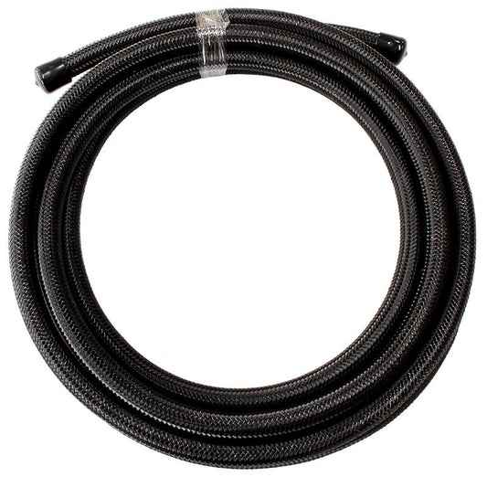 Aeroflow 200 Series PTFE (Teflon®) Black Stainless Steel Braided Hose -4AN