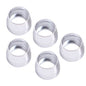 Aeroflow Aluminium Anodised PTFE Hose Olive Inserts -8AN (5 pack)
