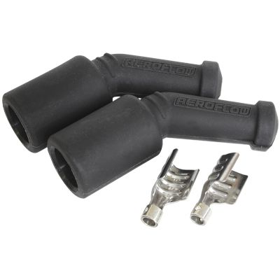 Aeroflow Xpro Silicone 45° GM LS Coil Boots & Terminals