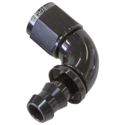 Aeroflow 510 Series Full Flow Tight Radius Push Lock 90° Hose End -4AN