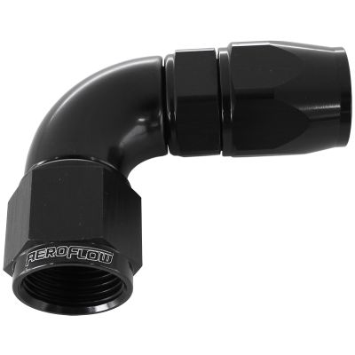 Aeroflow 570 Series PTFE 90° Hose End -6AN