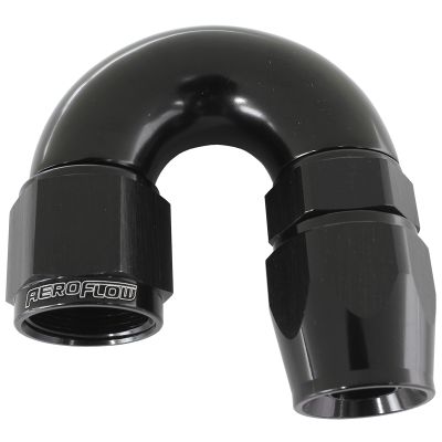Aeroflow 570 Series PTFE 180° Hose End -4AN