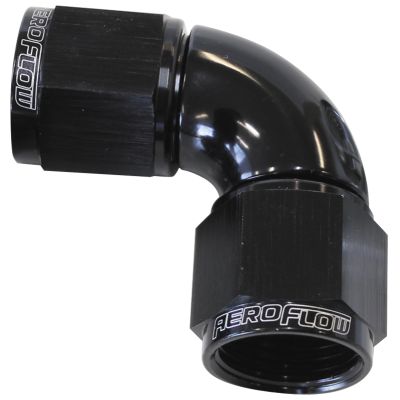 Aeroflow 90° Full Flow Female Coupler -12AN