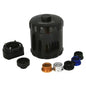 Aeroflow Spin On Reusable Billet Oil Filter - Black