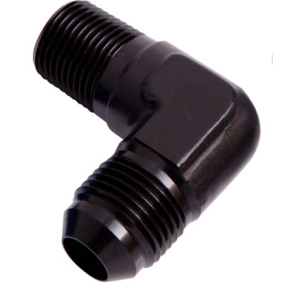 Aeroflow 90° NPT to Male Flare Adapter 1/2" to -12AN