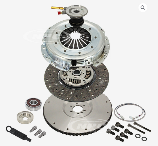 NPC Super Heavy Duty Organic Clutch & Flywheel Package (firm pedal feel)