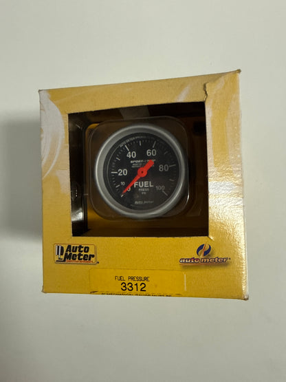 Auto Meter 3312 Mechanical Fuel Pressure Gauge