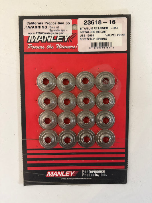 Manley Titanium 7 Degree Valve Spring Retainer 23618-16