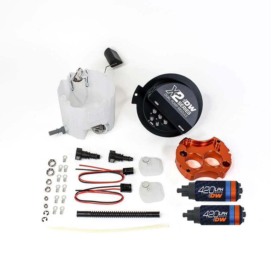 Deatschworks VE/VF Fuel Pump Module with x2 420 Pumps
