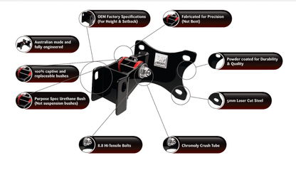 Tuff Mount to suit VT-VZ LS Engines
