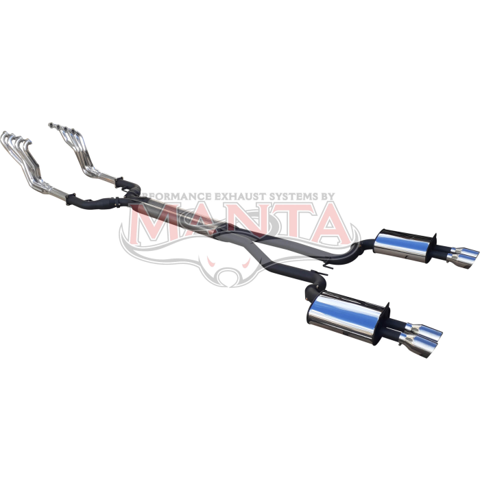 Manta Holden Commodore Ute VF 6.0L, 6.2L V8 Ute - FULL SYSTEM - 1 3/4in CERAMIC COATED HEADERS (DPE STYLE)