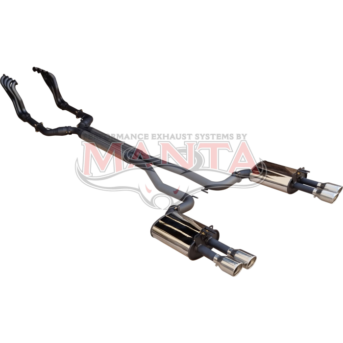 Manta Holden Commodore Ute VF 6.0L, 6.2L V8 Ute - FULL SYSTEM - 1 3/4in HEADERS (DPE STYLE)