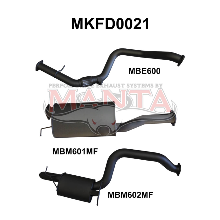 Manta Ford Territory SUV SZ 2.7L V6 Turbo Diesel - TURBO BACK WITHOUT CATS