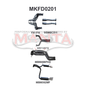 Manta FPV GS/GT Sedan FG 5.0L Supercharged Coyote/Miami V8 Sedan (Exhaust exit out driver and passenger side) - FULL SYSTEM