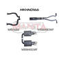 Manta Holden Commodore Sportwagon VF 6.0L, 6.2L V8 Sedan - CAT BACK