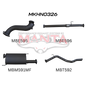 Manta Holden Colorado 7 SUV Wagon 2.8L December 2012 - 2016 (Pre DPF) - TURBO BACK WITHOUT CATS