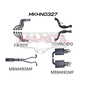 Manta Holden Commodore Sportwagon VF 6.0L, 6.2L V8 Sedan - FULL SYSTEM - 1 7/8in HEADERS