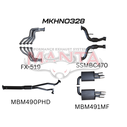 Manta Holden Commodore Sportwagon VF 6.0L, 6.2L V8 Sedan - FULL SYSTEM - 1 7/8in HEADERS