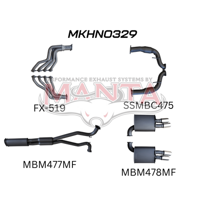 Manta Holden Commodore Sportwagon VF 6.0L, 6.2L V8 Sedan - FULL SYSTEM - 1 7/8in HEADERS