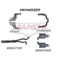 Manta Holden Commodore Sportwagon VF 6.0L, 6.2L V8 Sedan - FULL SYSTEM - 1 7/8in HEADERS