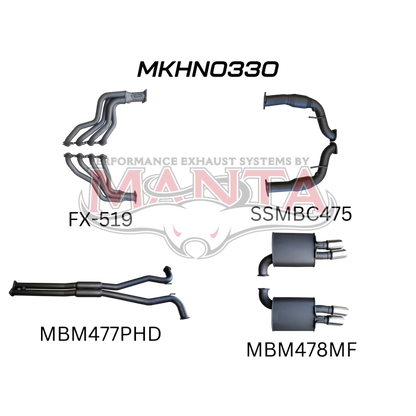 Manta Holden Commodore Sportwagon VF 6.0L, 6.2L V8 Sedan - FULL SYSTEM - 1 7/8in HEADERS