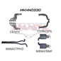 Manta Holden Commodore Sportwagon VF 6.0L, 6.2L V8 Sedan - FULL SYSTEM - 1 7/8in HEADERS