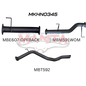 Manta Holden Trailblazer Wagon 2.8L December 2016 - 2020 (With DPF) - DPF BACK