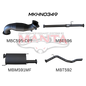 Manta Holden Trailblazer Wagon 2.8L December 2016 - 2020 (With DPF) - TURBO BACK WITH CATS