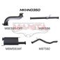 Manta Holden 2020 Trailblazer Wagon 2.8L December 2016 - 2020 (With DPF) - TURBO BACK WITHOUT CATS