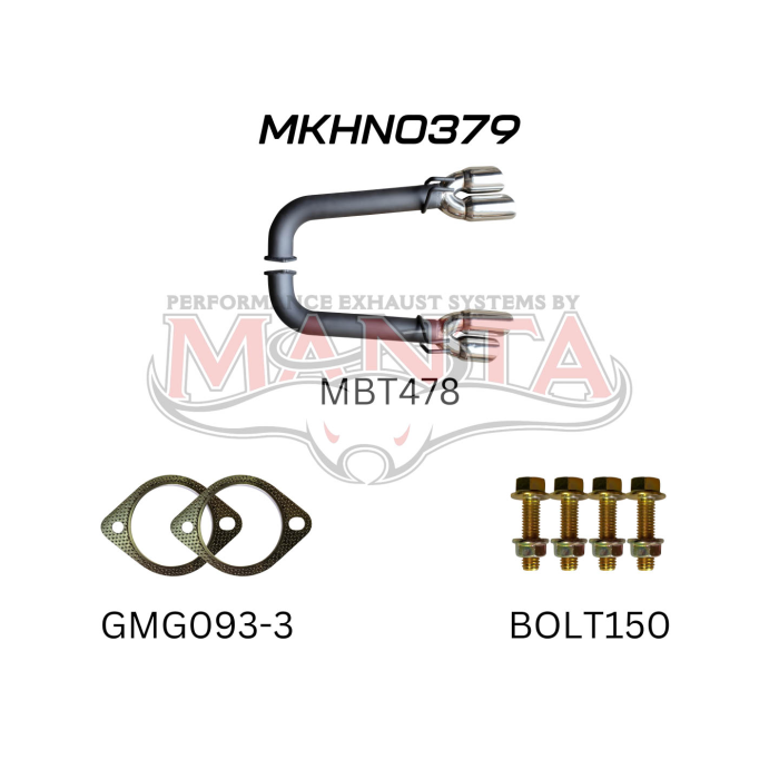 Manta Holden Commodore Sportwagon VF 6.0L, 6.2L V8 Sedan - MUFFLER DELETE