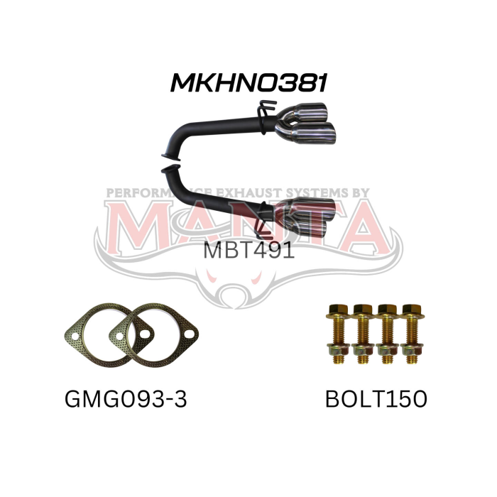 Manta Holden Commodore Sportwagon VF 6.0L, 6.2L V8 Sedan - MUFFLER DELETE