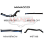Manta Mazda BT50 Ute 3.2L CRD October 2016 - 2020 (with DPF) TURBO BACK WITHOUT CAT