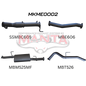 Manta Mercedes-Benz X Class Ute 2.3L 2017-2020 Turbo Diesel- TURBO BACK WITH CAT