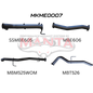 Manta Mercedes-Benz X Class Ute 2.3L 2017-2020 Turbo Diesel- TURBO BACK WITHOUT CAT