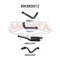 Manta Mitsubishi Pajero Wagon NS, NX 3.2L Automatic (with DPF, with sensors) 2006 - 2008 & Oct 2016 onwards - TURBO BACK WITHOUT CATS