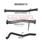 Manta Mitsubishi Triton Ute MQ, MR 2.4L Turbo Diesel 4cyl - DPF BACK