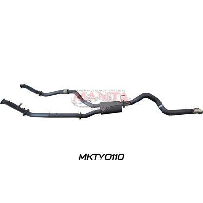 Manta Toyota Landcruiser 200 Series Wagon VDJ200 4.5L V8 Twin Turbo Diesel Wagon (with DPF) 2015 Onwards - TURBO BACK WITHOUT CATS